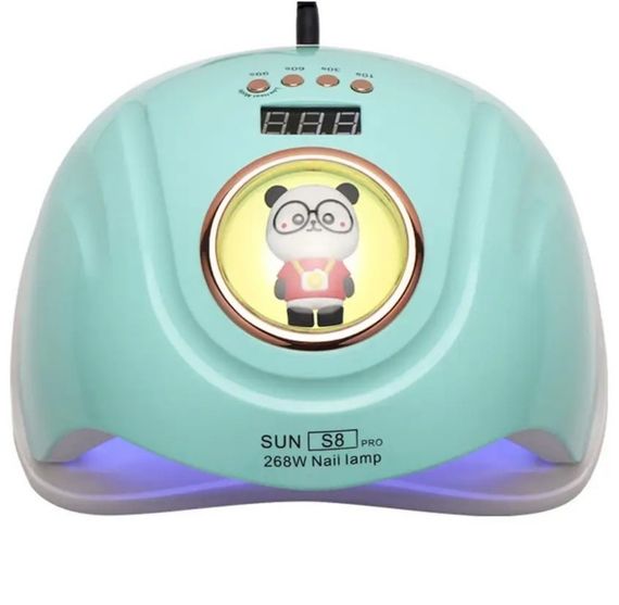Лампа для ногтей SUN S8 PRO 268W бирюзовая (с функцией понижения мощности) | Зображення 2