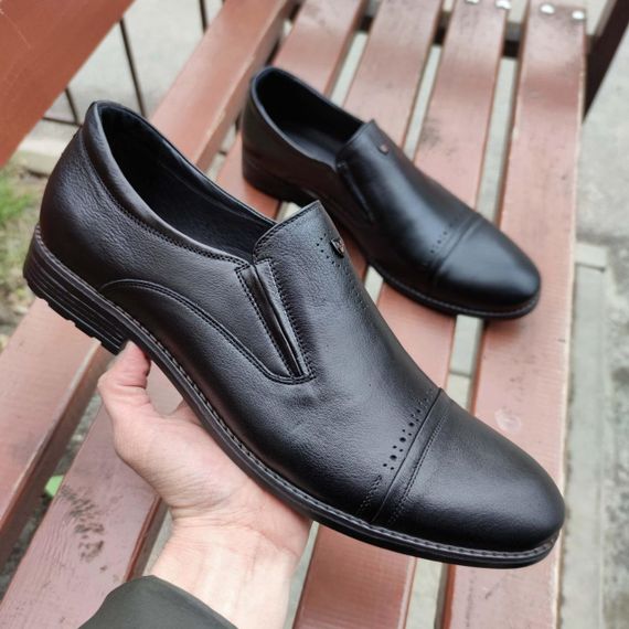 Шкіряні чоловічі туфлі 48 розмір - устілка 32,5 см