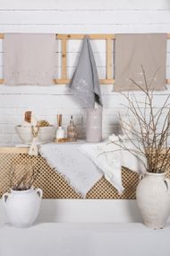 Набор полотенец с вышивкой Pupilla 70 х 140 см Bernini Crown