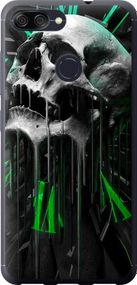 Чехол на Asus ZenFone Max Plus M1 ZB570TL Череп-часы "4100u-1361-17620"