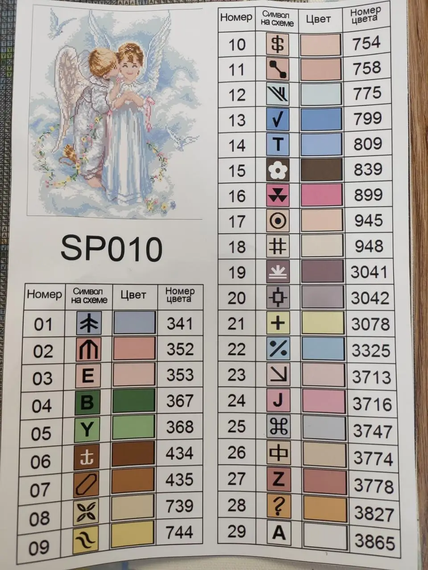 Алмазна мозаїка Діти янголята 40х50 см ColorArt  SP010 | Зображення 3
