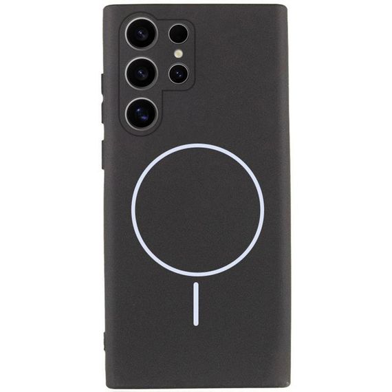 Чохол Silicone Cover Lakshmi Full Camera (AA) with MagFit для Samsung Galaxy S25 Ultra Чорний / Black