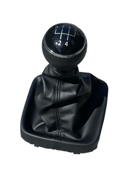 VW Golf V (03-08) ручка КПП перемикання передач 5 ступка + чохол + рамка 1K0711113AH, Гольф 5 | Зображення 1