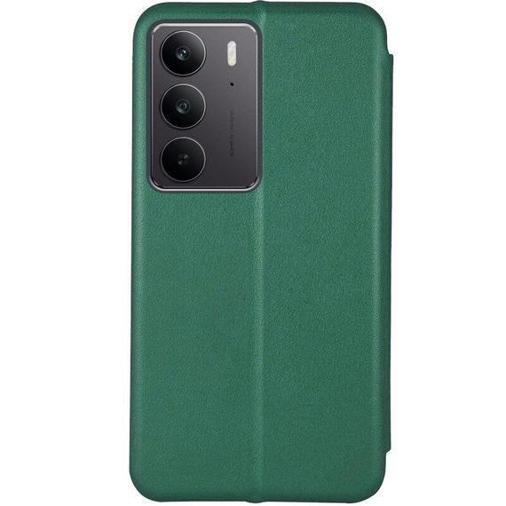 Шкіряний чохол-книжка Classy для Realme C75 / C75x Зелений | Зображення 1
