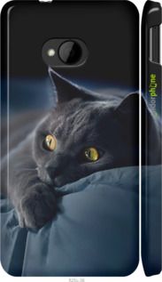 Чохол на HTC One M7 Димчастий кіт "825m-36-2448"