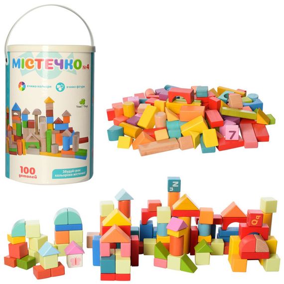 Детский конструктор "Городок" MD 2358, 100 деталей
