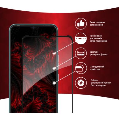 Стекло защитное Intaleo Full Glue Tecno Spark 8 (1283126533099) | Зображення 1