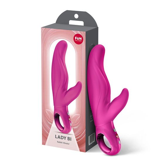 Вібратор-кролик для точки А Fun Factory LADY BI Magenta, 2 мотори, 12 режимів | Зображення 7