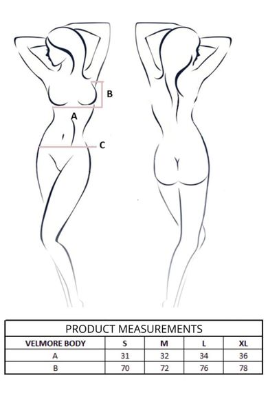 Боді Passion VELMORE BODY violet M sexstyle | Зображення 8