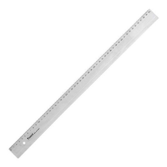 Линейка пластиковая Axent, 50 см 7350-A прозрачная (5784)