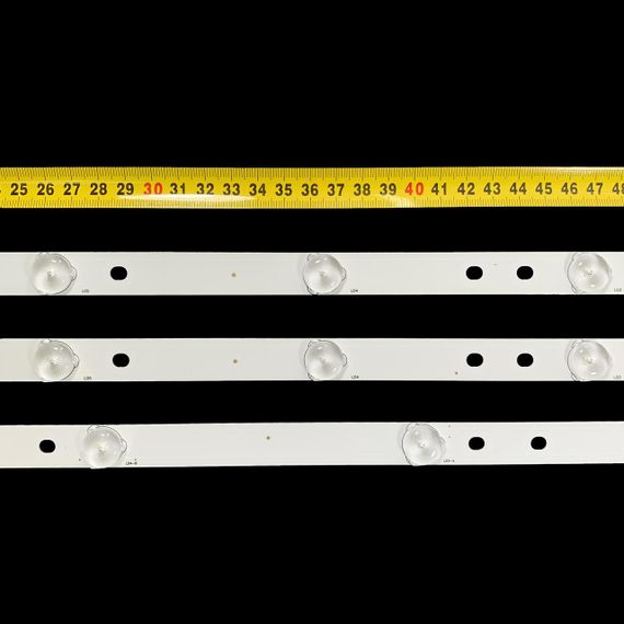 LED підсвітка TV 39" 684/730mm 6V JS-D-JP3920-061EC(51230) JS-D-JP3920-071EC(51230) E39F2000 MCPCB 3шт. | Зображення 5