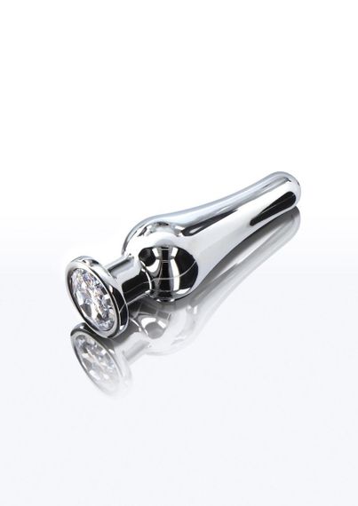 Анальна пробка із кристалом Toy Joy Diamond Bum Bijou, сріблястий, Small sexstyle | Зображення 1