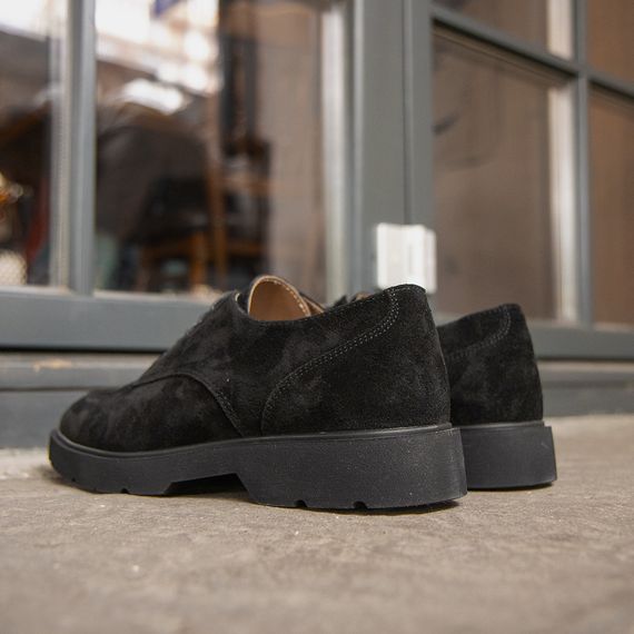 Чоловічі замшеві туфлі на товстій підошві 40 розмір | Зображення 2