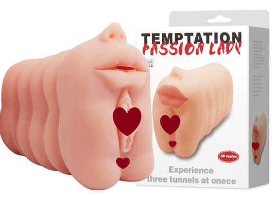 Мастурбатор 3 в 1 BAILE - PASSION LADY Experience 3 tunnels at onece, BM-009195-1 Sex Aura