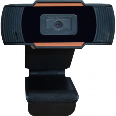 Веб-камера Okey HD 720P Black/Orange (WB100) | Зображення 2