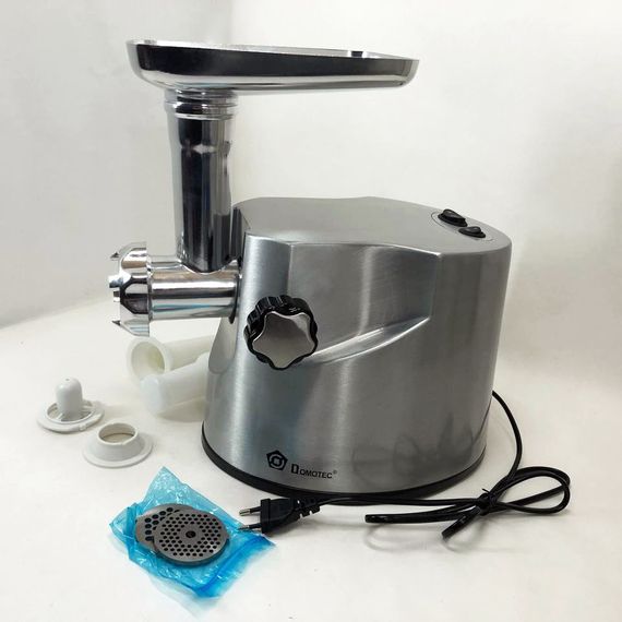 Электромясорубка DOMOTEC MS-2021S, Мощная мясорубка, Мясорубка с OR-916 металлическим редуктором | Зображення 3