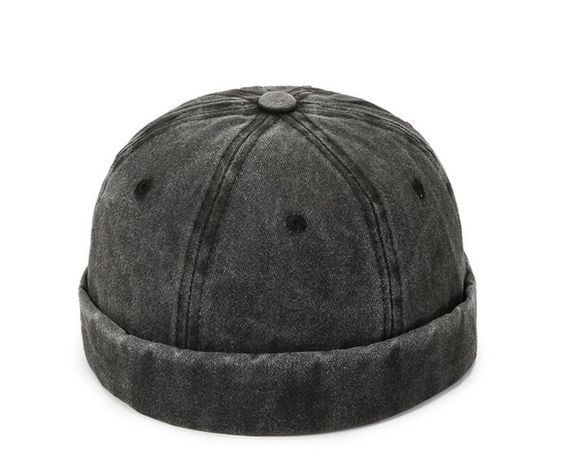 Короткая шапка кепка, докер Синий  56-60р (2275) | Зображення 4