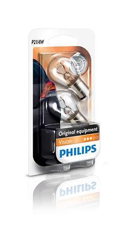 Показні лампа розжарювання PHILIPS 12594B2 P21/4W 12 V 21/4 W BAZ15d