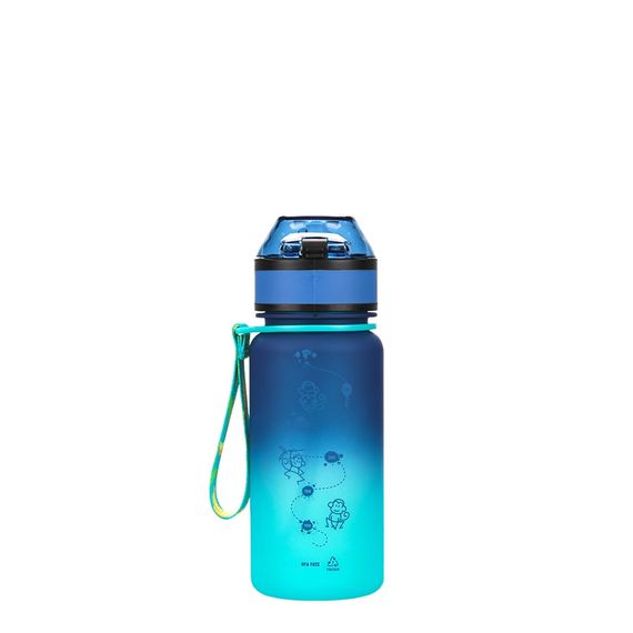 Дитяча пляшка для води LittleBig UZSPACE 3020(Blue-Green) 350 мл, синьо-зелена | Зображення 2