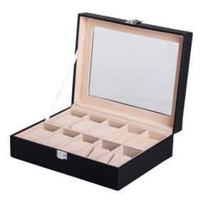 Скринька для прикрас з еко шкіри із дзеркалом органайзер для ювелірних виробів HP-5-6B