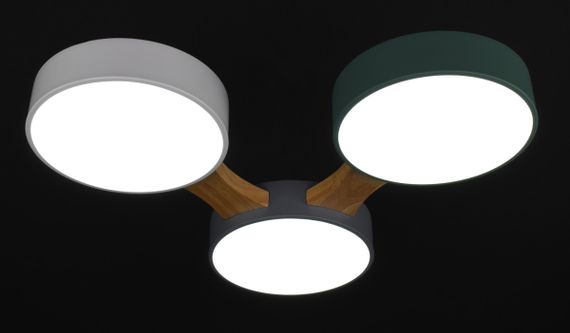 Люстра світлодіодна стельова LED світильник для квартири на стелю лед 27781 Білий 5х50х50 см. | Зображення 1