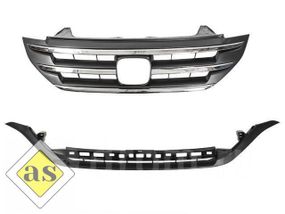 Решетка радиатора Honda CR-V '12-15 c хром. накладками (Signeda) 71121T0GA01ZA