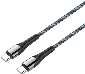 Кабель USB PD Type-C/Type-C ColorWay CW-CBPDCC040-GR 3,0A 1м сірий