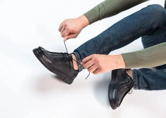 Мужские кожаные топсайдеры 42 размер | Зображення 4