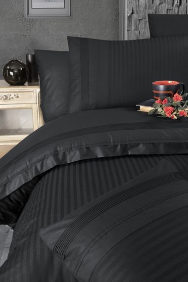 Постільна білизна First Choice Ranforce Deluxe 200 х 220 см Gala Black | Зображення 1