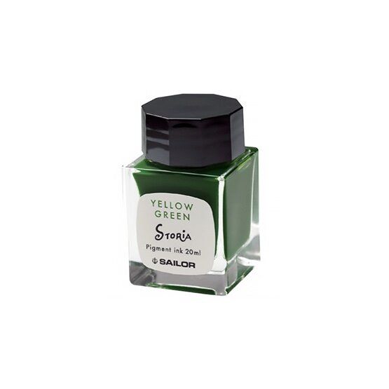 Пигментные чернила для перьевых ручек - Sailor Storia Ink 20ml, желтый | Зображення 3