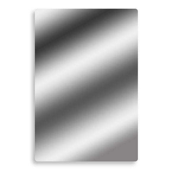 Дзеркальна наліпка (акрил) 3D 40*60cm*2mm Silver (S) SW-00001524 | Зображення 3