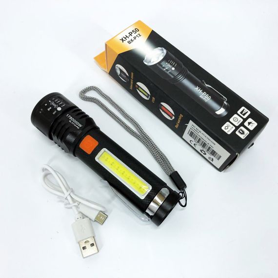 Мощный тактический фонарь светодиодный, Фонарь с защитой от пыли Переносной ручной мощный SG-29 | Зображення 6