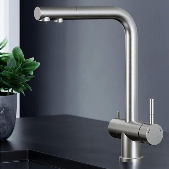 Змішувач для кухні Lidz Aria 020F1 (k35) LDARI020F1NKS43359 Nickel | Зображення 5