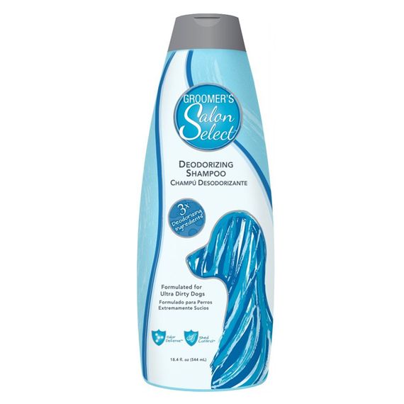 Шампунь дезодорирующий от запаха шерсти у собак и котов SynergyLabs Groomer's Salon Select Oatmeal Deodorizing Shampoo 544 мл