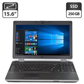 Ноутбук Б-класс Dell Latitude E6530 / 15.6" (1366x768) TN / Intel Core i7-3520M (2 (4) ядра по 2.9 - 3.6 GHz) / 8 GB DDR3 / 250 GB SSD / Intel HD Graphic 4000 / WebCam / DVD-ROM б/у