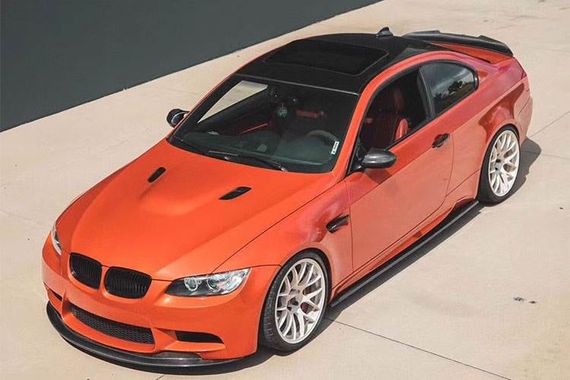 Накладка на передній бампер Lip Hamman-Style V1 (для M3, Карбон) для BMW 3 серія E-90/91/92/93 2005-2011 рр | Зображення 2