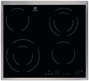 Варильна поверхня Electrolux електрична склокерамічна EHF6342XOK