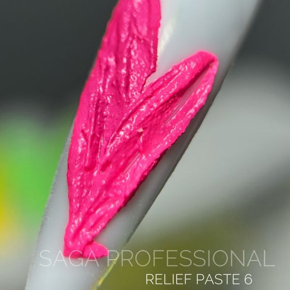 Гель для дизайну SAGA Relief Past 06 (рожева) 5мл