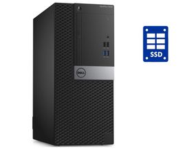 ПК Dell OptiPlex 3040 Tower / Intel Core i3-6100 (2 (4) ядра по 3.7 GHz) / 8 GB DDR3 / 240 GB SSD + 500 GB HDD / Intel HD Graphics 530 / DVD-RW б/в