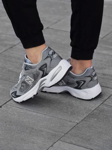 Кросівки New Balance весна-літо матеріал замш/шкіра/текстиль колір сірий | Зображення 2