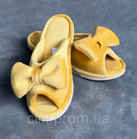 Жіночі домашні тапочки LINDA жовтий