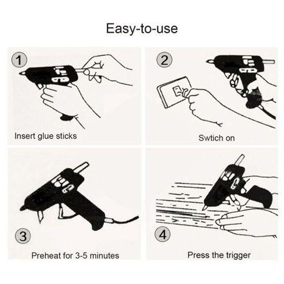Клейовий пістолет з вимикачем Xunlei XL-F60 60W для стрижня 11,5 мм | Зображення 7