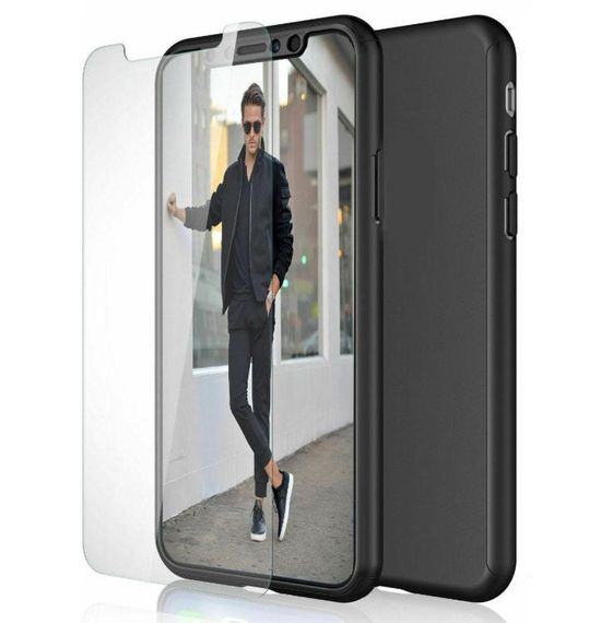 Чехол Primolux Luxury 360 для телефона Apple iPhone X / iPhone Xs - Black