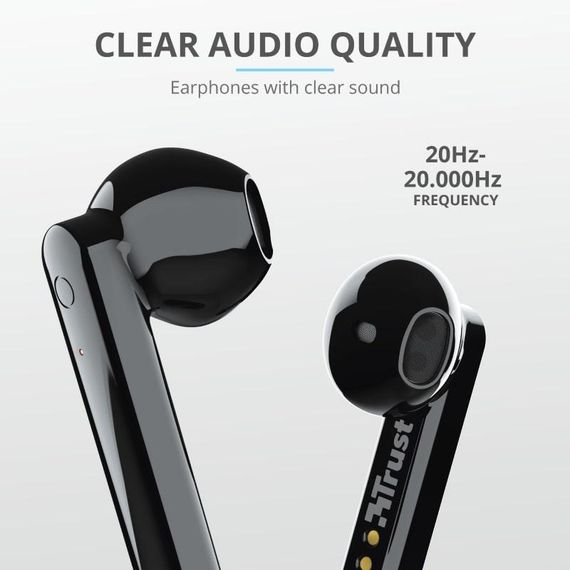 Наушники Trust Primo Touch True Wireless Mic Black (23712_TRUST) | Зображення 9