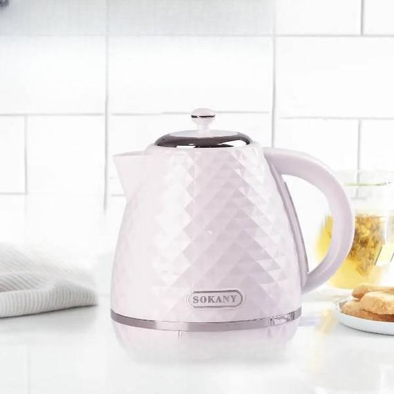 Электрочайник 1,7л Sokany SK-1032 Белый