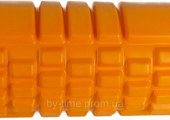 Масажний ролик EasyFit Grid Roller 45 см v.2.1 Помаранчевий | Зображення 2