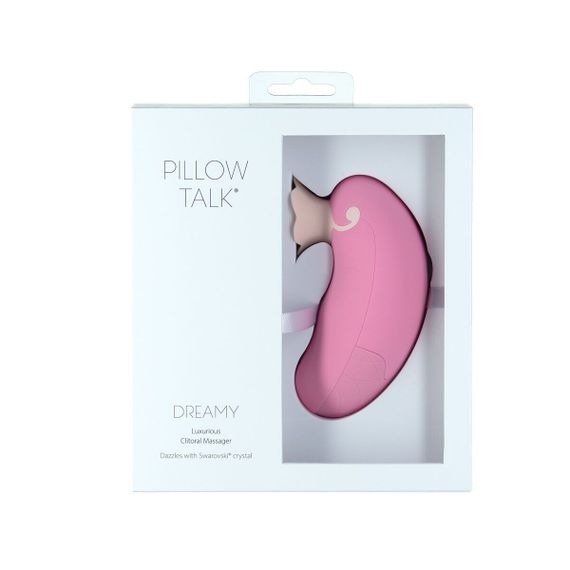 Розкішний вакуумний кліторальний стимулятор Pillow Talk - Dreamy із кристалом Swarovski, Pink | Зображення 5