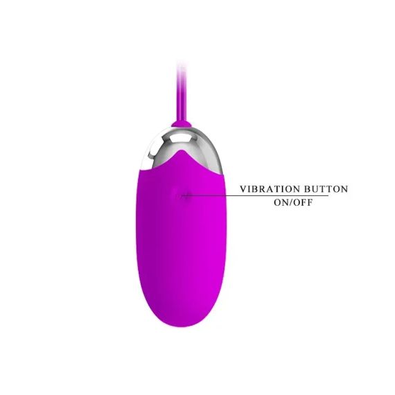 Вибропуля PRETTY LOVE ABNER EGG 12 function vibrations USB, APP Sex Aura | Зображення 7