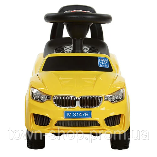 Каталка-толокар Bambi M 3147B-6 Желтый музыкальный | Зображення 1