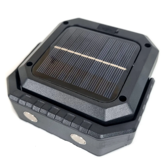 Светодиодный фонарь кемпинг на солнечной батарее K-601 COB 20W, ЗУ micro USB | Зображення 2